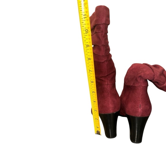 Worthington Women’s Cranberry Suede Leather Mid-Calf Boots – Size 8.5 Bohemian - Picture 7 of 12